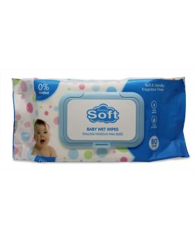 BABY WIPES SIMPLY SOFT BLUE 80CT