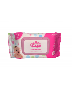 BABY WIPES SIMPLY SOFT PINK 80C