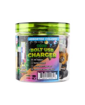 OOZE USB CHARGERS ASST 30CT TUB