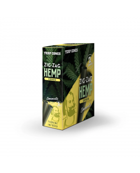 ZIG ZAG HEMP CONES LIMON 2PK 15C