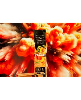 CAMO TEA CONES KS PEACH 12/4PK