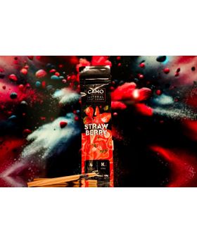 CAMO TEA CONES KS STRAW 12/4PK