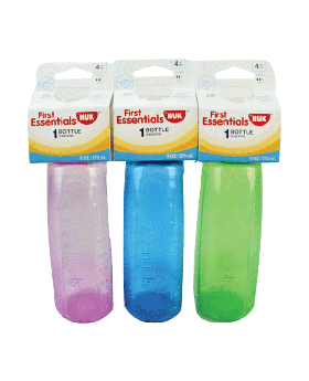 GERBER BABY BOTTLE COLOR 9OZ 6CT