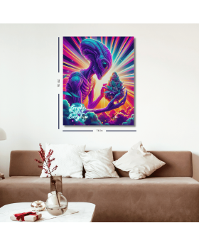 CANVAS FRAME 16x20 ALIEN EVRYDAY