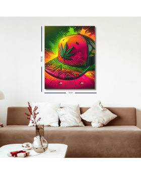 CANVAS FRAME 16x20 CAP WEED