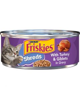 FRISKIES SHREDS TUR/GIB 5.5OZ 24