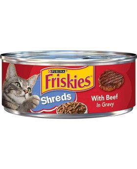 FRISKIES BEEF SHREDS 5.5OZ 24CT
