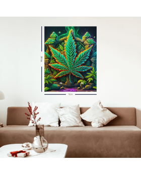 CANVAS FRAME 16x20 LEAF WEED