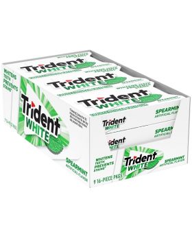 TRIDENT WHITE SPEARMINT 16CT