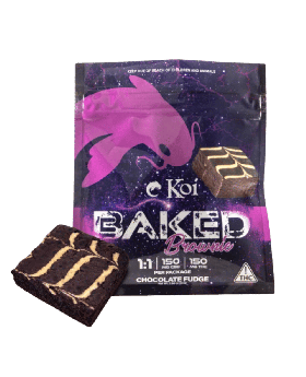KOI BROWNIE CHOCO FUDGE 10CT